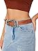NociHah Adjustable Vintage Western-Belts for Women Men Engraved Floral Metal Buckle-Belts Cowboy-Cowgirl-Belt (Brown-western-belt