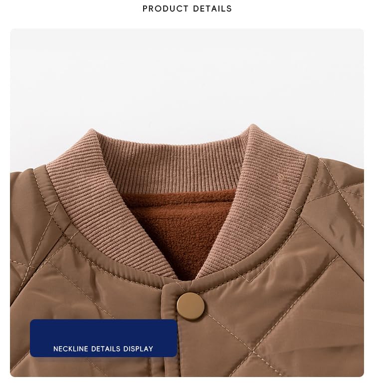 Baby Boys Girls Winter Coats Velvet Jacket Warm Thick Jacket Solid Color Outdoor Long Sleeves Jackets3