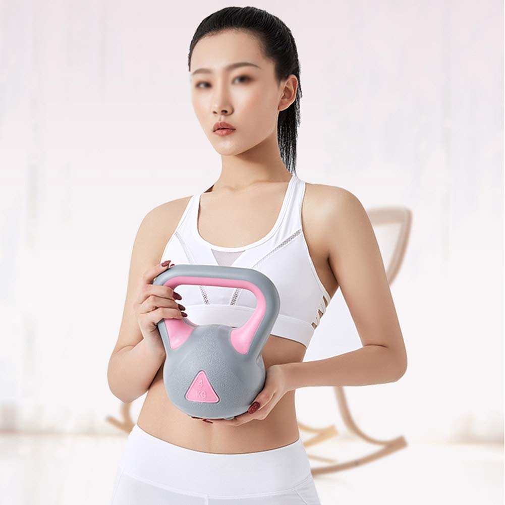 Kettlebell AGYH Adatto for La Casa Esercizio Fitness Croce E L'esercizio Muscolare, Rivestimento in Plastica, Disponibile for Uomini E Donne, 8kg