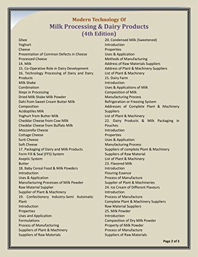 Image of MODERN TECHNOLOGY OF MILK PROCESSING & DAIRY PRODUCTS (4TH EDITION)