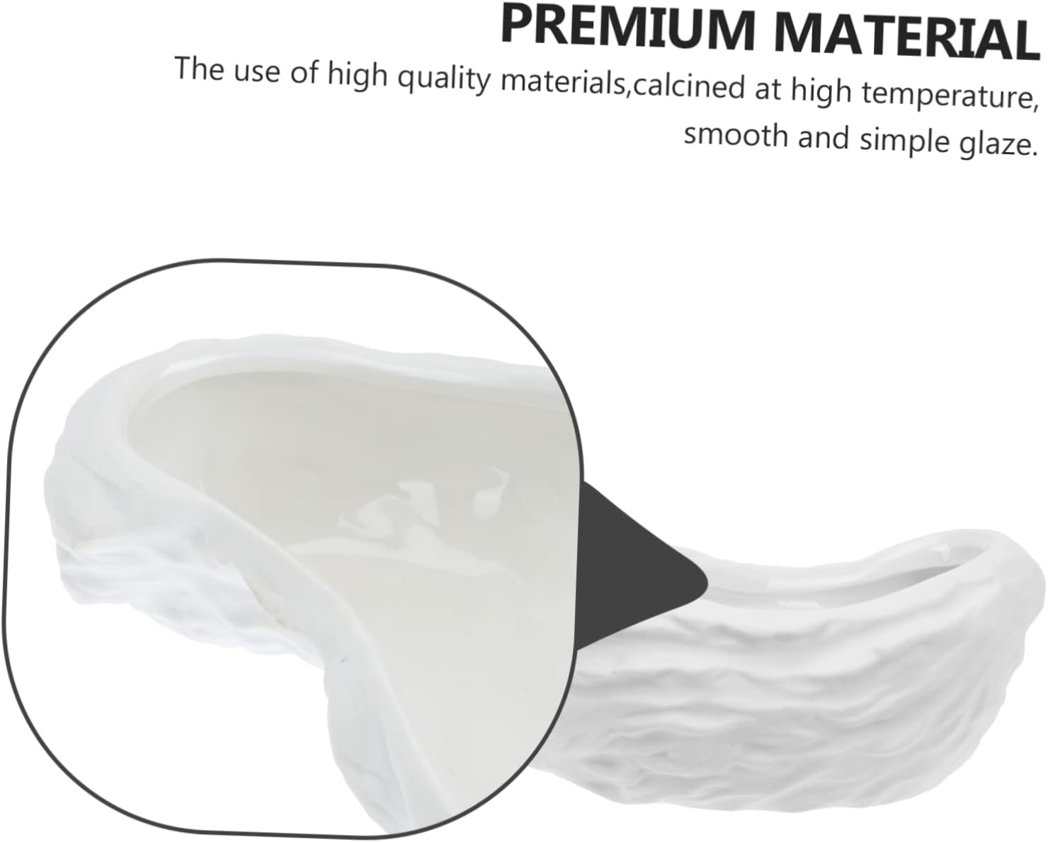 PRETYZOOM Soy Sauce Plate Oyster Shells Design for Decorative Sauce Dipping