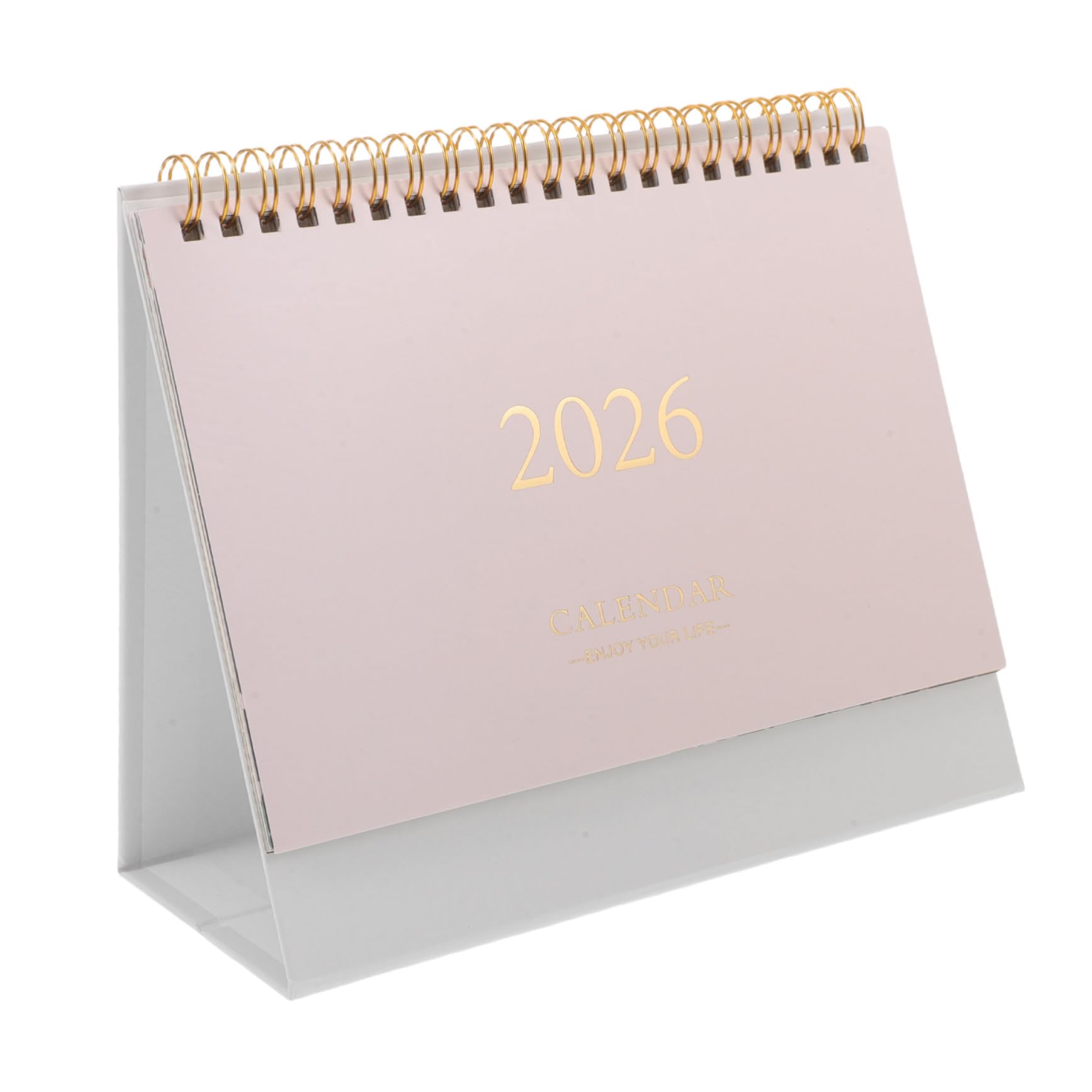 GALPADA Calendario da Scrivania Piccolo con Supporto Planner Mensile Carta Spessa Stile Minimalista per Casa o Ufficio