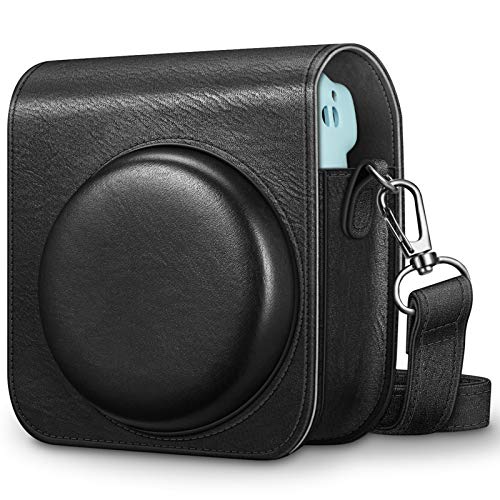 Tasche für Fujifilm Instax Mini 11 Sofortbildkamera - Premium Kunstleder Schutzhülle Reise Kameratasche Hülle Abdeckung mit abnehmbaren