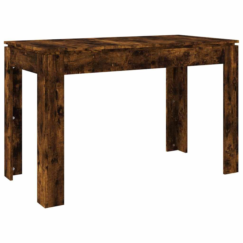 Tavolo da Pranzo Rovere Fumo 120x60x76 cm in Legno Multistrato