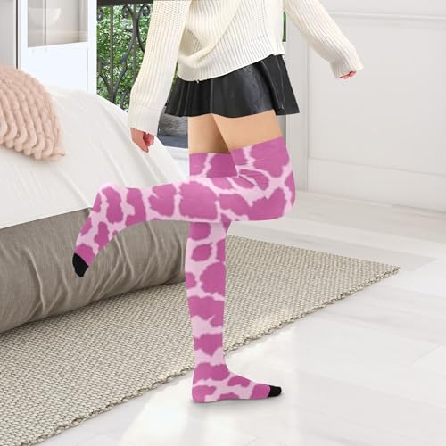 Image of Women's Thigh High Socks Long Over Knee Socks Thick Leg Warm Boot Stockings