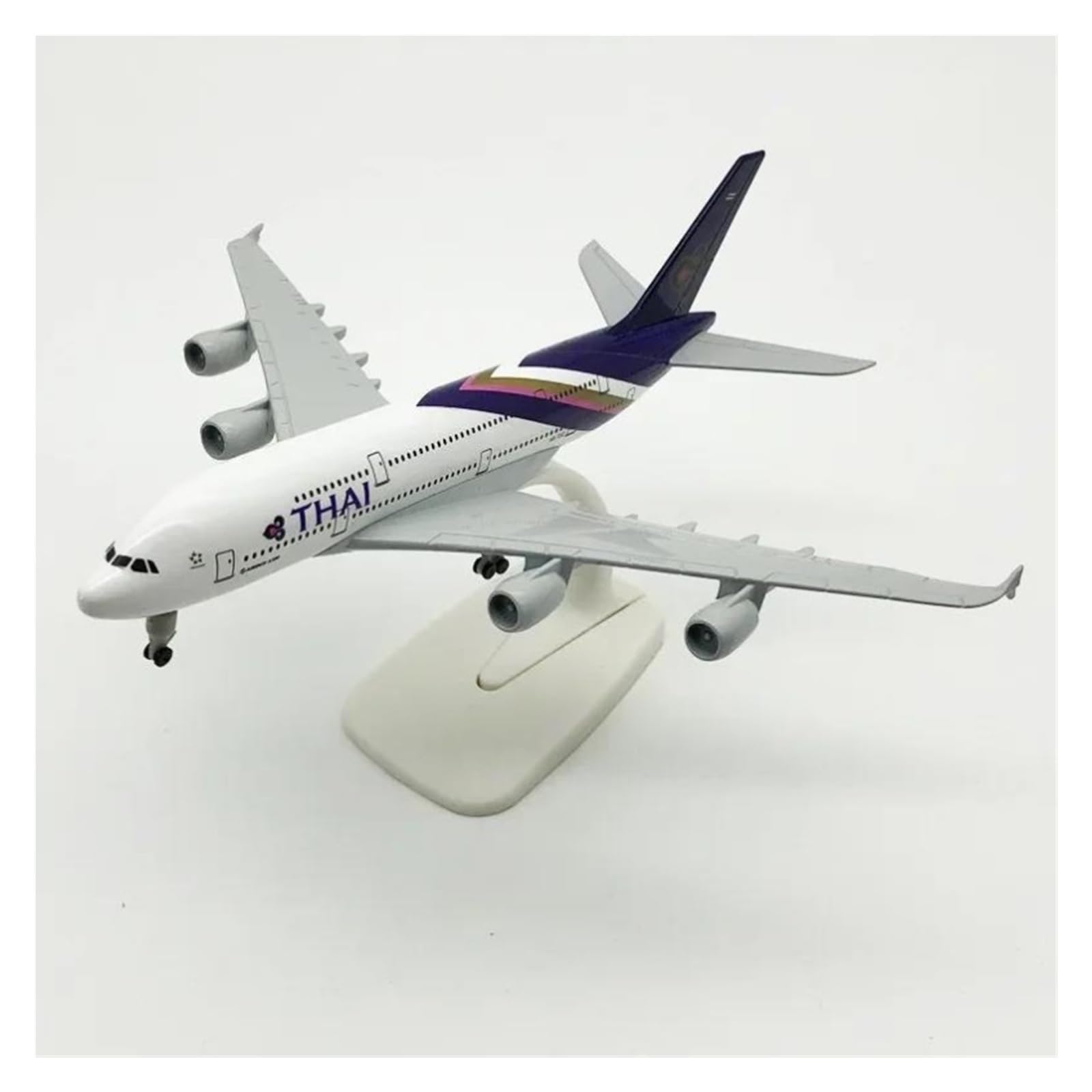 Dekorierte Flugzeugmodelle 20 cm for Thailand AIR Thai 380 A380 Airways Flugzeugmodell Druckgusslegierung Flugzeugmodell Party Geschenke
