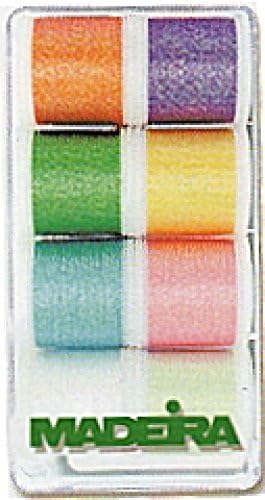 Amazon.com: Madeira Machine Embroidery Thread Gift Box Metallic Opal ...