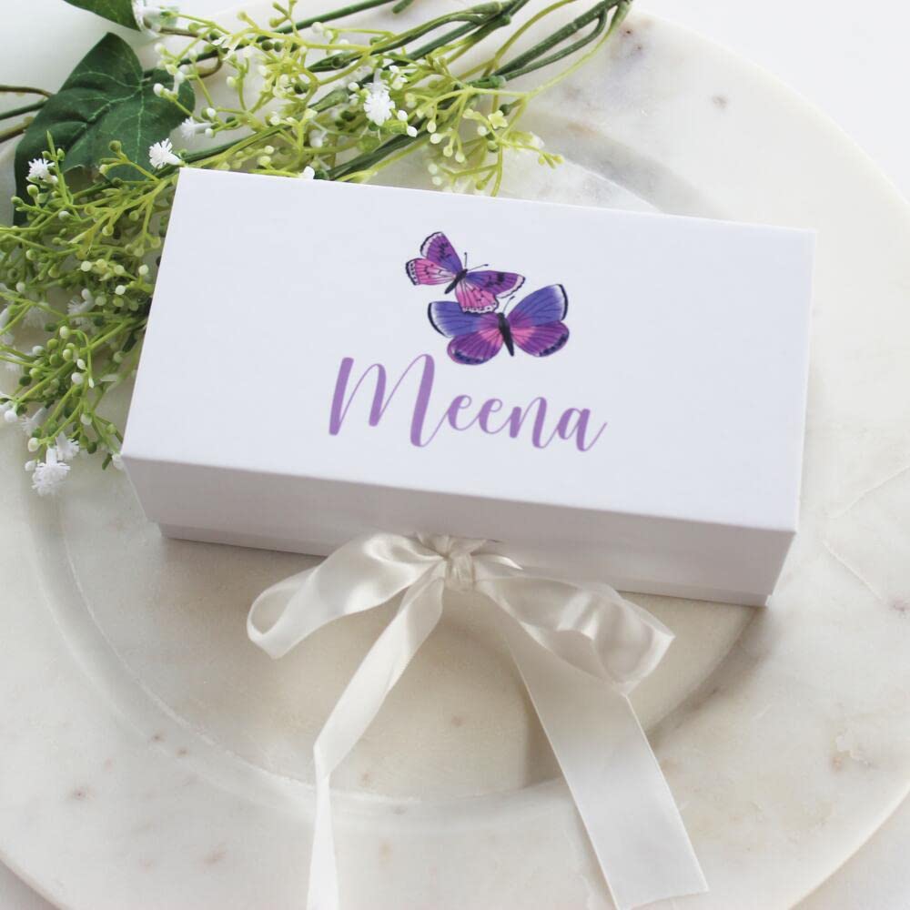 Set di spazzole e pettini per bambini, con farfalla viola, con inchiostro ecologico