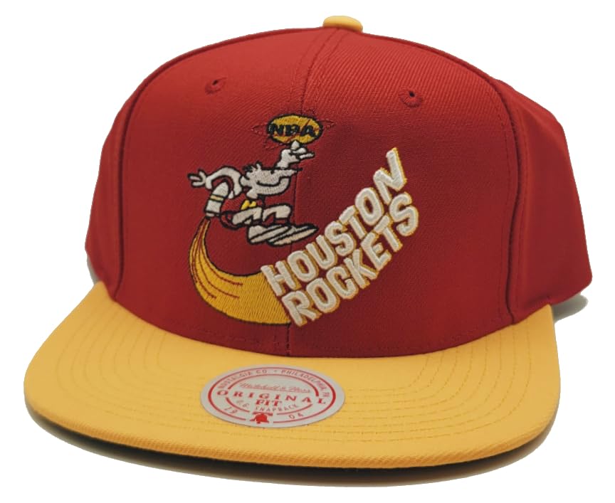 Mitchell & Ness Houston Rockets Retro 2Tone Snapback miniatura 2