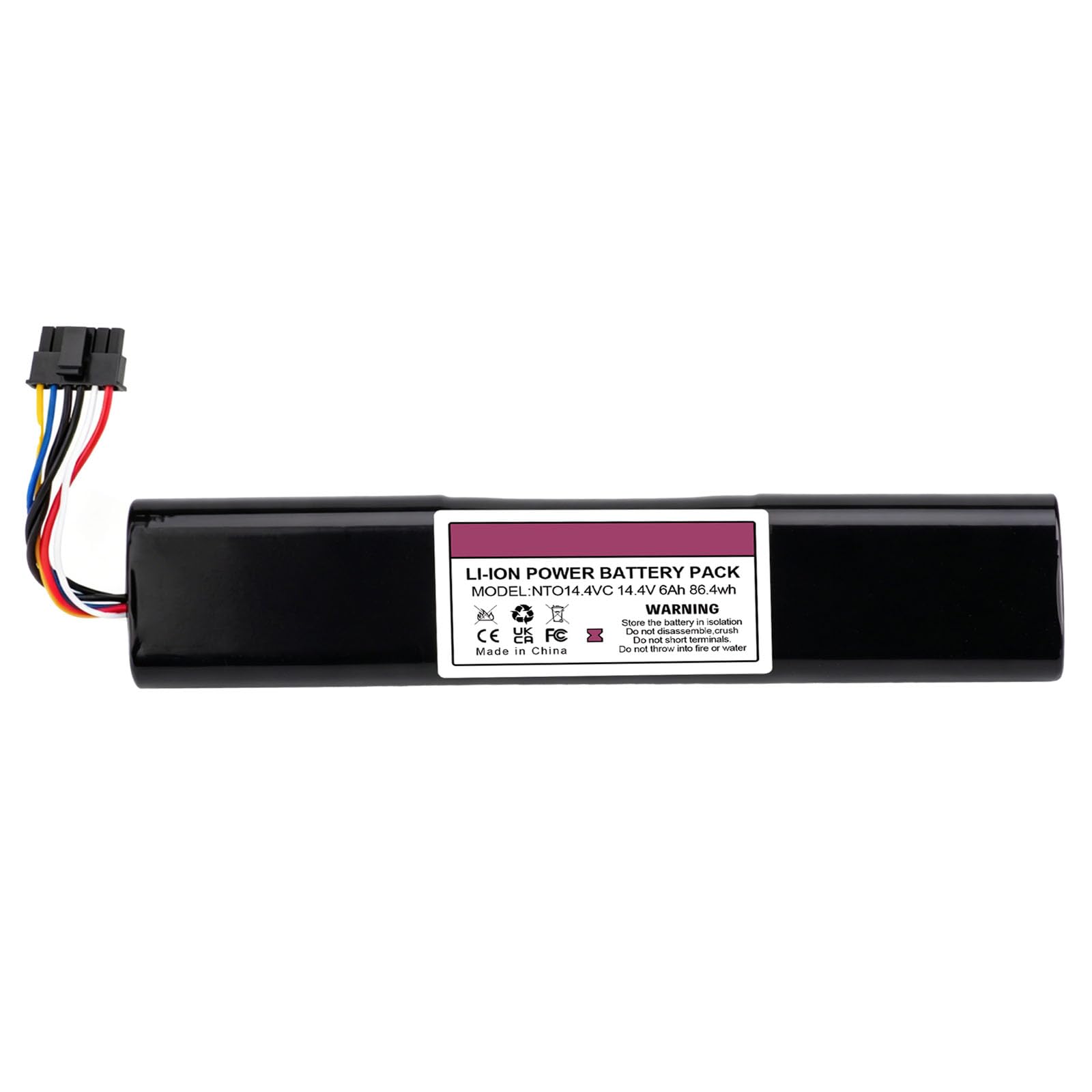 14,4V 6000mAh Li-Ionen Ersatzakku für Neato Robotics Botvac D3 D4 D5 D6 D7 Connected D3+ D5+ D301 D303 D502 D503 D701 D702 D703 Saugroboter, ersetzt 945-0225 945-0266 205-0011 205-0013 205-0028