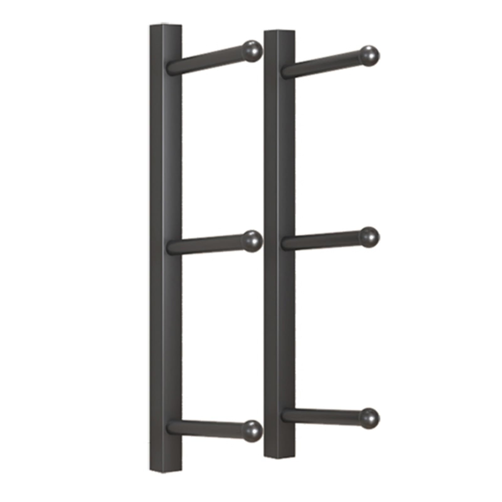 Storage Organizer Foam Roller Storage Rack - 3 Piece Black Roller ...