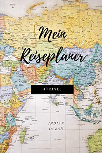 Mein Reiseplaner: Schönes Reise Tagebuch & Urlaubsplaner | Gepunktetes Notizbuch mit 120 Seiten zum Selberschreiben | Perfekte Geschenkidee für Mädchen, für Frauen, für Kinder, für Freunde - 6x9
