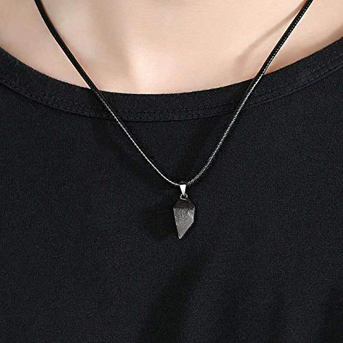 JENPECH Colar com pingente de strass corrente de clavícula, joias unissex fashion design em formato