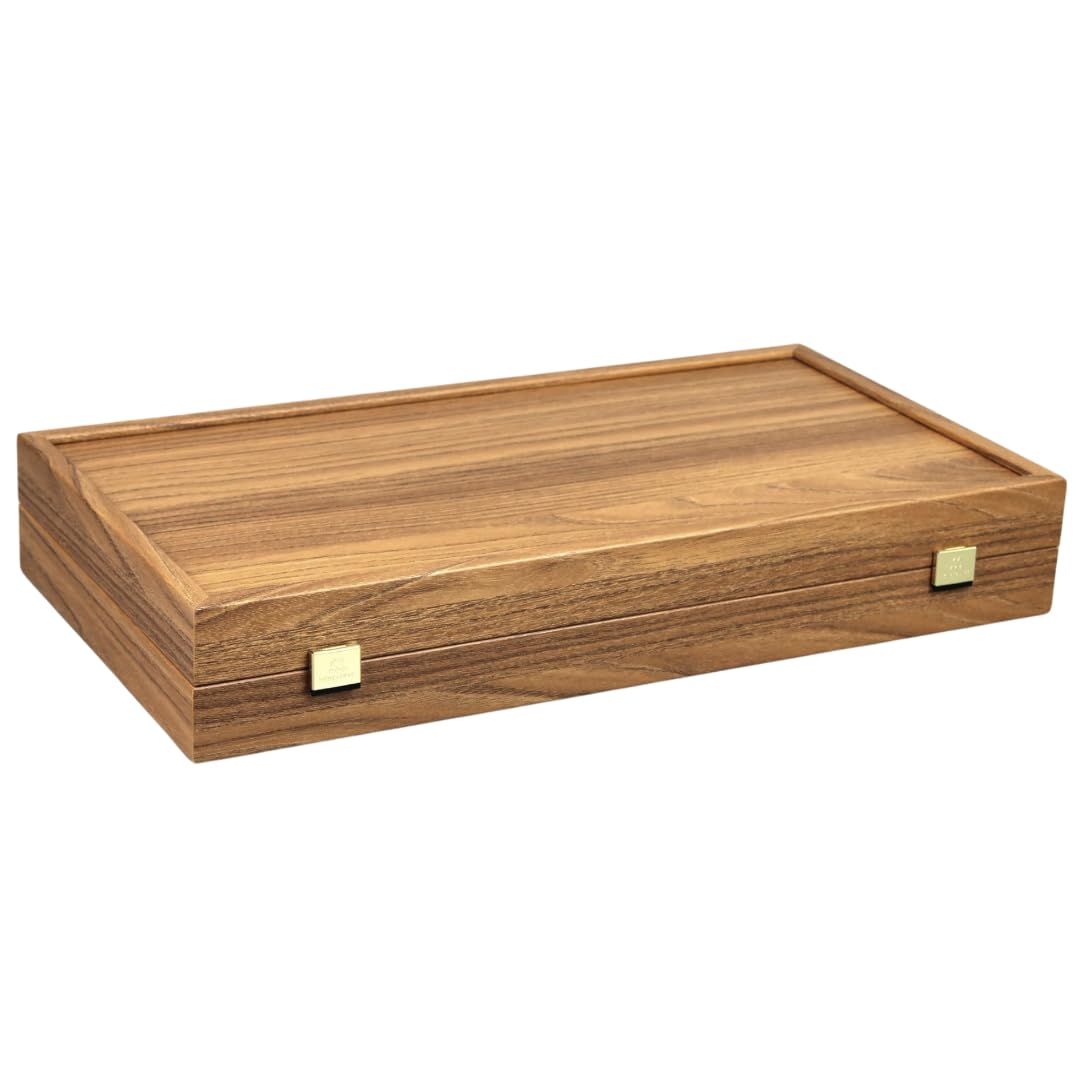 Set da backgammon Manopoulos in noce da 50,8 cm