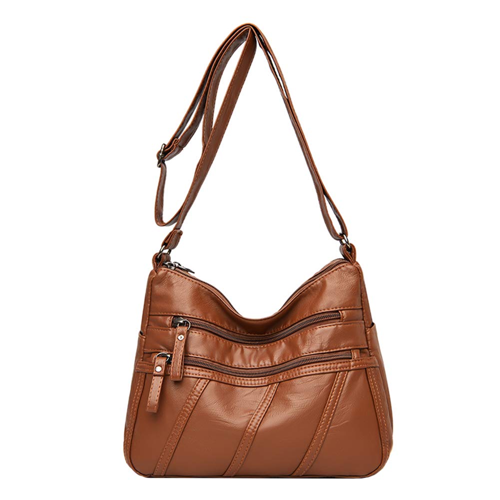 LYEAA Pochette Enveloppe Cuir PU Grande – Sac Bandoulière Femme Élégant, 37x25 Cm, Couleur Unie