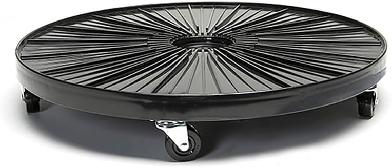 23.5 Inch Hydro Plant Dolly with Drainage System, Rolling Plant Caddy with Wheels & Hose Connection, Heavy Duty Planter Base for Indoor Outdoor Use, Supports 500 lbs