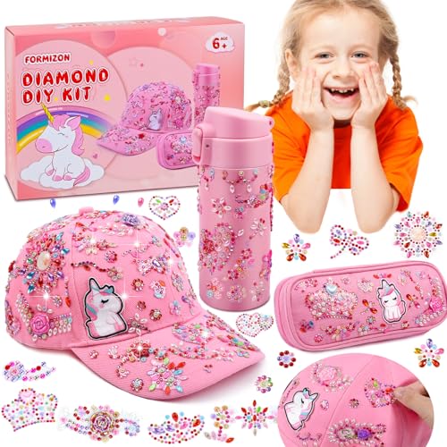 Retour à l'école avec la gourde et trousse fille DIY rose pour la rentrée