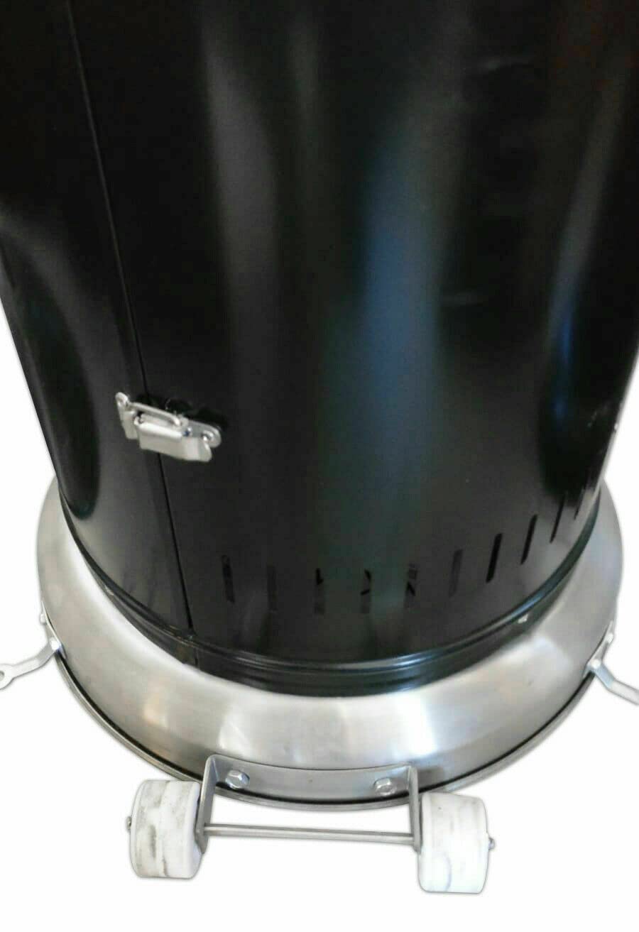 STUFA A GAS DA ESTERNO 11 KW TERMOPATIO NERO FUNGO BAR RISTORANTE