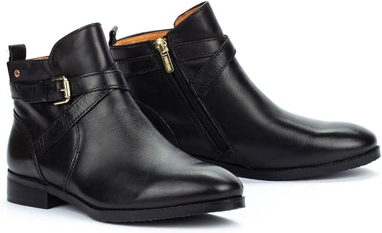 PIKOLINOS Flat Ankle Boots Leather Royal for Woman - Image 6