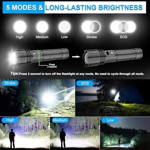 OLDA Torches LED Super Bright 20,000 Lumens - Image 3