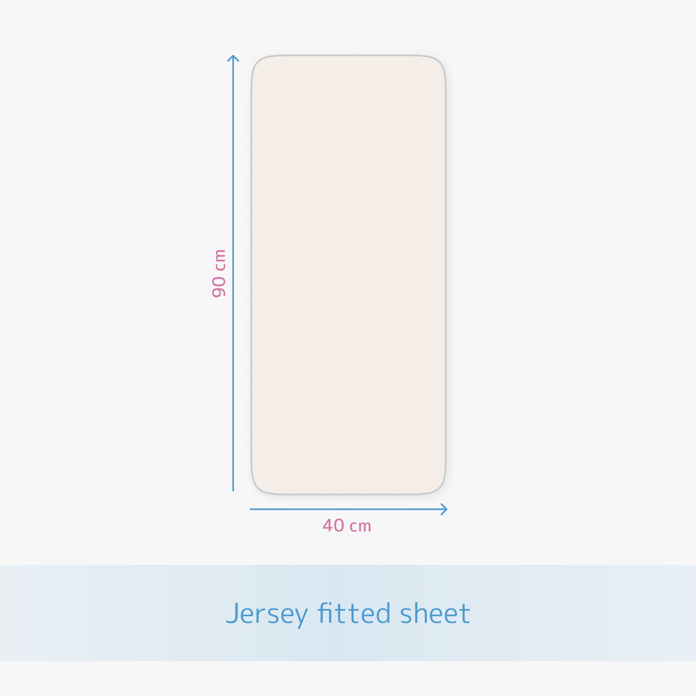 Baby Comfort 5 Piece Toddler Bedding Duvet Pillow with Covers & Jersey Sheet fits 90x40cm Crib 12M+ (Cream) — view 5