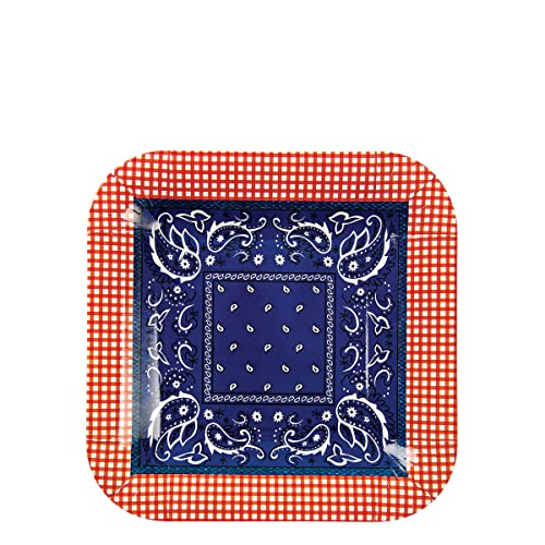 Meri Meri Party Plates, Howdy Cowboy - Small
