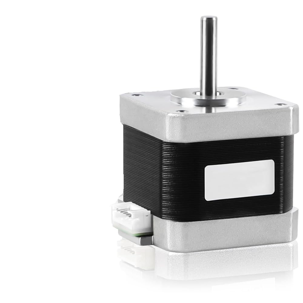 42-40 Stepper Motor for Creality CR-10 X/Y-Axis Stepping Motor,2 Phase 1A 1.8 Degree 0.4N.M, Compatible for E Axis Extruder Motor for CR-10 Series and Ender 3 Series(D-Shape)