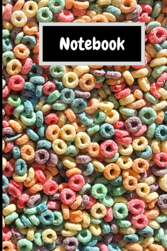 Froot Loops Dotted Notebook: Filled with sugar and all the tastes of the full rainbow.