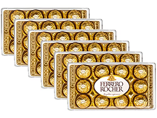 Kit 6 Caixas Bombom Ferrero Rocher 12 Unidades Presente 150g