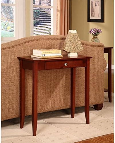 28"L x 12"W x 28"H Rosewood Console Table (1)