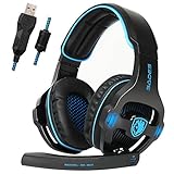 Sades SA903 USB 7.1 Surround Sound Stereo Gaming Headset with Mic