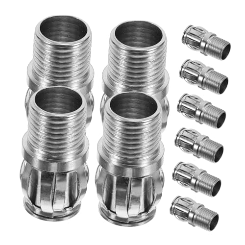 OSALADI Lot de 10 Clips de Douille D'ampoule G4 Métalliques, Fixation Solide M10 Filetage Extérieur, Supports Robustes pour Lampes Halogènes et Cristallines, Usage Intérieur et Extérieur,