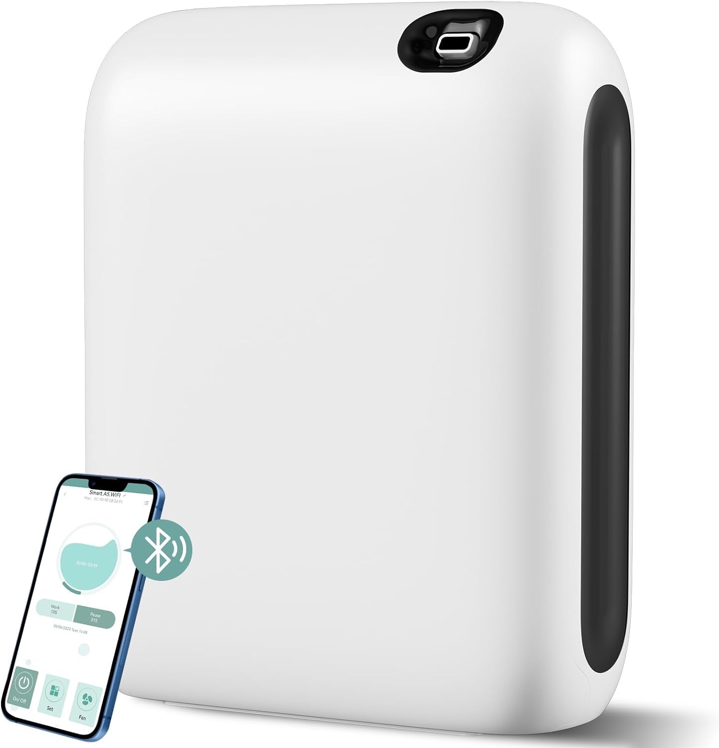 Zertylre Scent Air Machine for Home, 1500 Sq. Ft Coverage Waterless Essential Oil Diffuser with Smart Cold Air Technology, Bluetooth Hotel Collection Diffuser for Large Room, Hotel, Spa, Office (ov2)