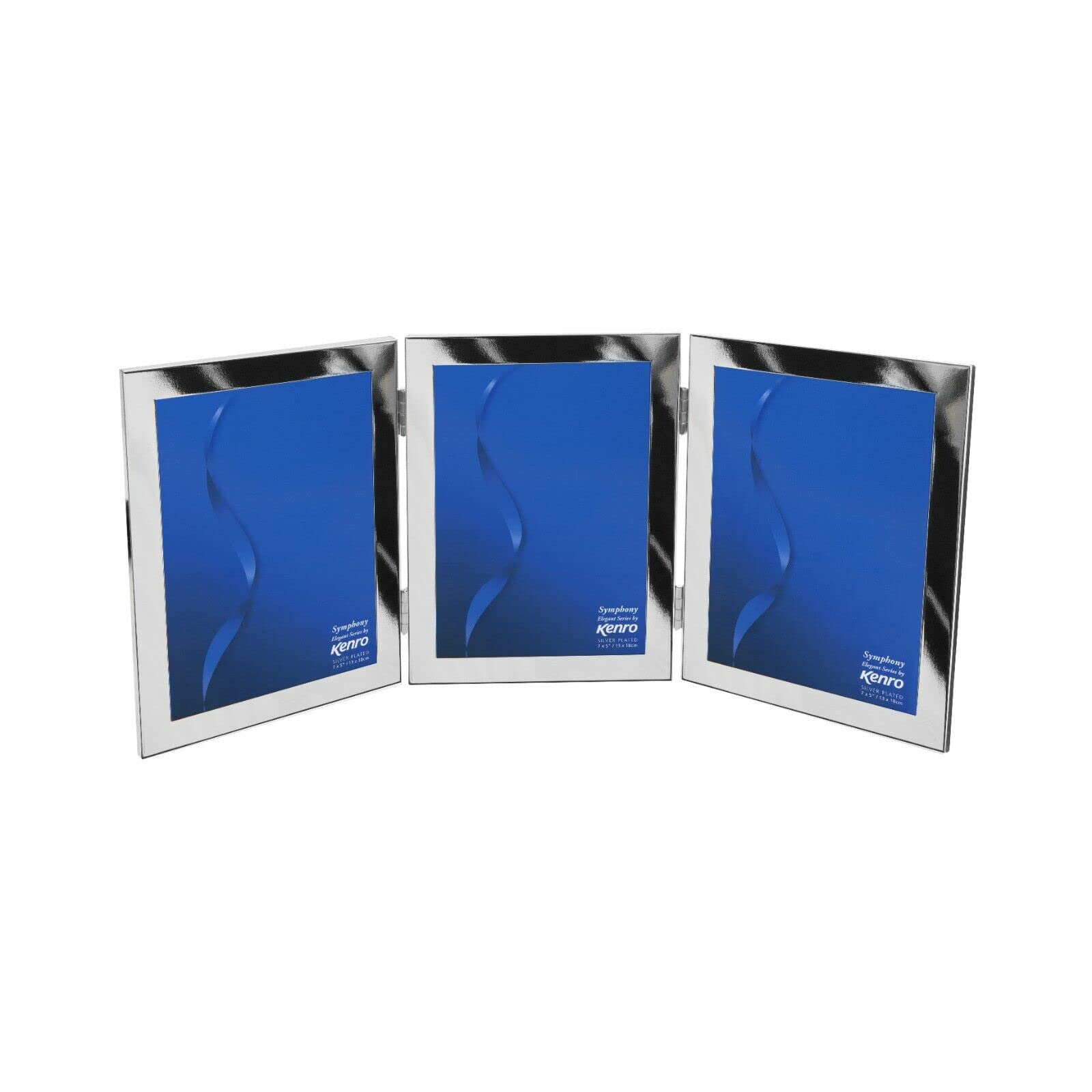 Kenro Silver Plated Photo Frame For 3 Photos 6X4 Inch / 10X15cm Symphony Elegant Series -Sye1015/3