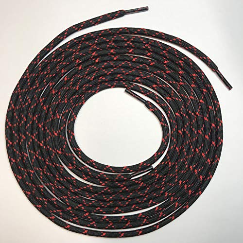 Image of 3 Pairs Heavy Duty Round Boot Laces Shoelaces for Hiking Walking Construction Safety Work Boots Shoes
