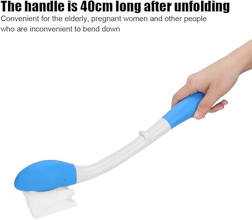 Miniatura 9 de Limpiaparabrisas plegable de largo alcance cómodo, agarre de papel higiénico, agarre inferior, soporte de asistencia de autolimpiado, fácil uso,