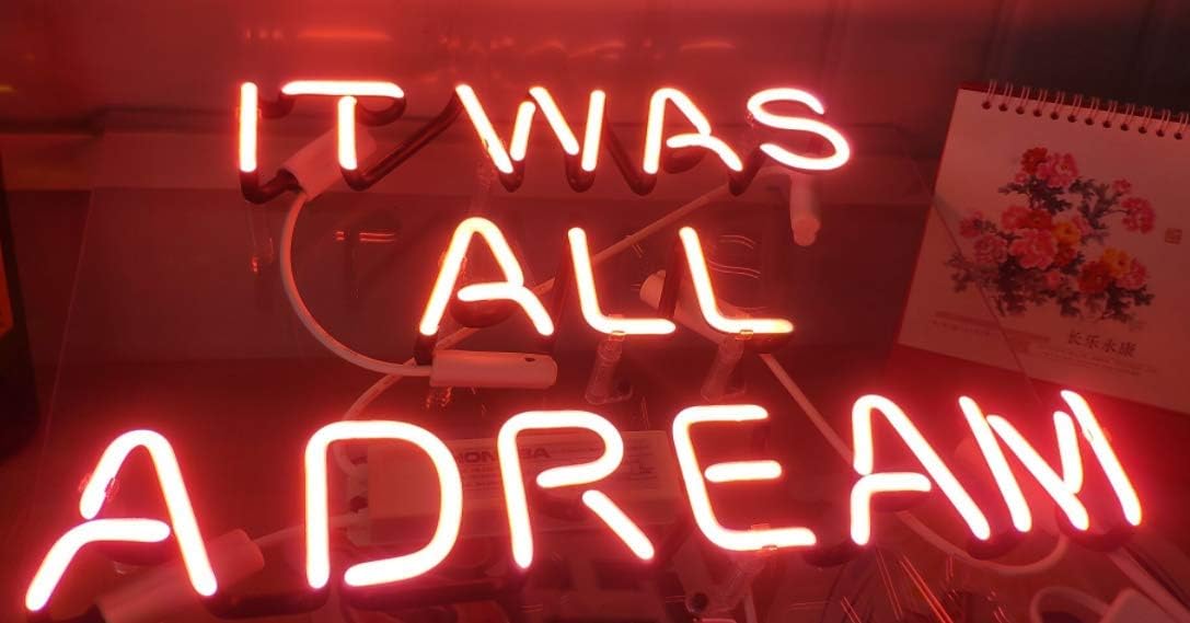 Exсluѕіvе Dіѕсоunt 80% оƒƒеr FINEON red IT was All a Dream Metal Frame 17”×13” bar Signs for Home Bedroom Garage Neon Decor Wall Window Neon Lights, Striking Neon Lights for Bar Pub Game Room Blасk Frіdау - 50% оƒƒ FINEON red IT was All a Dream Metal Frame 17”×13” bar Signs for Home Bedroom Garage Neon Decor Wall Window Neon Lights, Striking Neon Lights for Bar Pub Game Room
