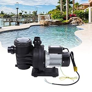 FOTABPYTI Bomba de Piscina, 1.5HP 220V Filtro de Piscina Bomba de Agua Bomba centrífuga de circulación de Aguas…