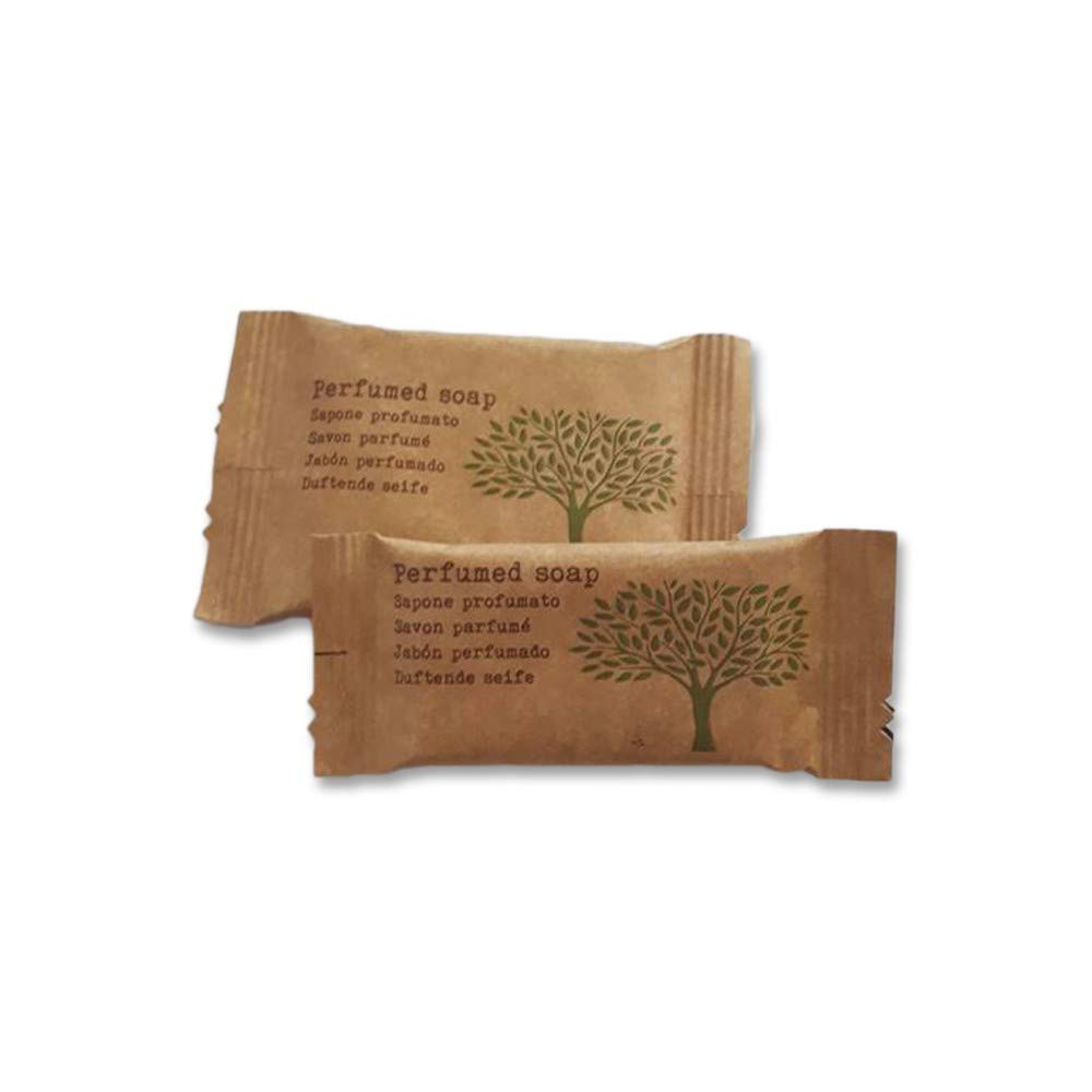 Awek.eu 500 Stück Hotelseife Seife Gästeseife in Folie 14g NATURE Serie NEU