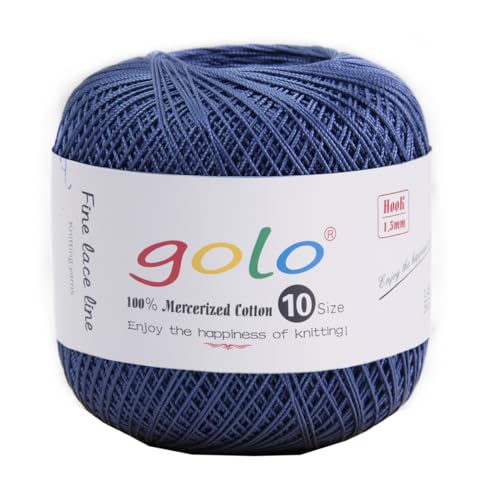 Image of golo Crochet Thread Crochet Yarn for Crocheting Cotton Yarn for Hand Knitting 202