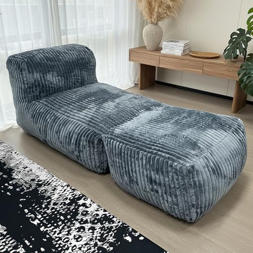 Large Memory Foam Bean Bag Chair