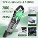 omxa Handstaubsauger Akku Autostaubsauger Auto Stark, Mini Staubsauger Kabellos 26000Pa Car Vacuum Cleaner, Tragbar, Leicht und Wiederaufladbar für Auto, Zuhause und Haustiere