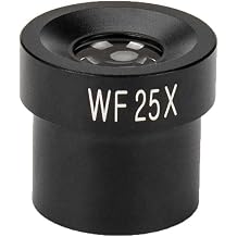 Chaksy 25X Microscope Eyepiece 12mm Wide Viewing Angle 23.2mm Mount Port for Biological Microscope