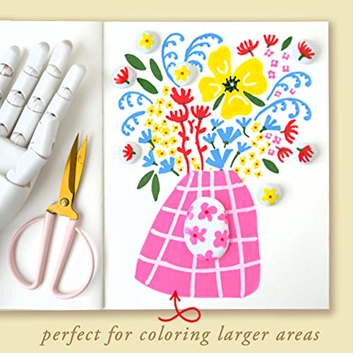 Primrosia 12 Essentials Acrylic Paint Pens Medium Tip Markers Set. Art Supplies For Diy Craft, Drawing, Ceramics, Coloring, Rock Painting, Calligraphy And Lettering #TOP4