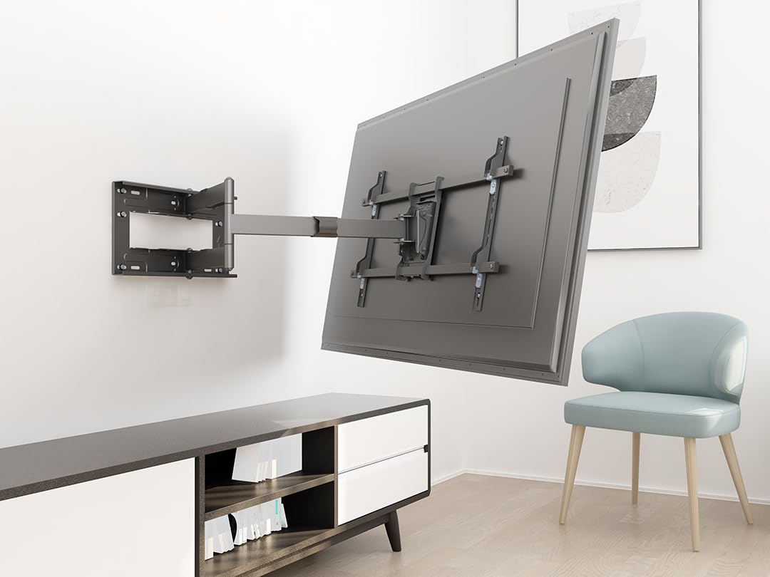 Multibrackets Long Reach 101 Soporte TV de Pared Brazo Articulado 101 cm HD hasta 75" 40kg VESA 100x100 a 800x400 Negro.