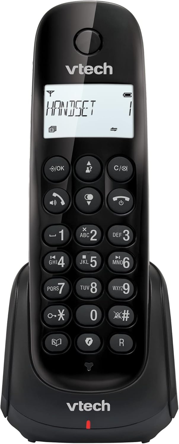 VTech CS1450 Téléphone sans Fil DECT avec Répondeur, Mains Libres, Blocage d'Appels, Identification de l'Appelant, Écran Rétroéclairé