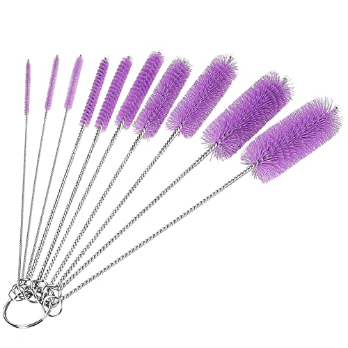 Image of CiaraQ Bottle Cleaning Brushes, 8 Inch Nylon Tube Brush Set