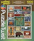 PuzzleTwist Jigsaw Puzzle | 'Cabin Rules' | Something's Amiss! Series | 1000 Pieces | Vacation...