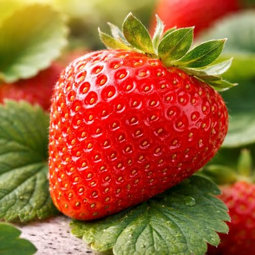 Albion Strawberry Bareroot Plants Day Neutral Everbearing Strawberry Plants for Planting Sweet Large Strawberries High Yield Garden Strawberry Roots for Raised Beds & Containers (5 Plants)