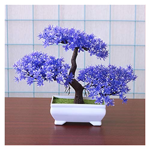 Künstlicher Bonsai-Baum, 1 Stück, künstliche Pflanzen, Bonsai, kleine Baum-Topfpflanzen, künstliche Blumen, Topfornamente für Heimdekoration, Zimmer, Hotel, Gartendekoration - Image 5